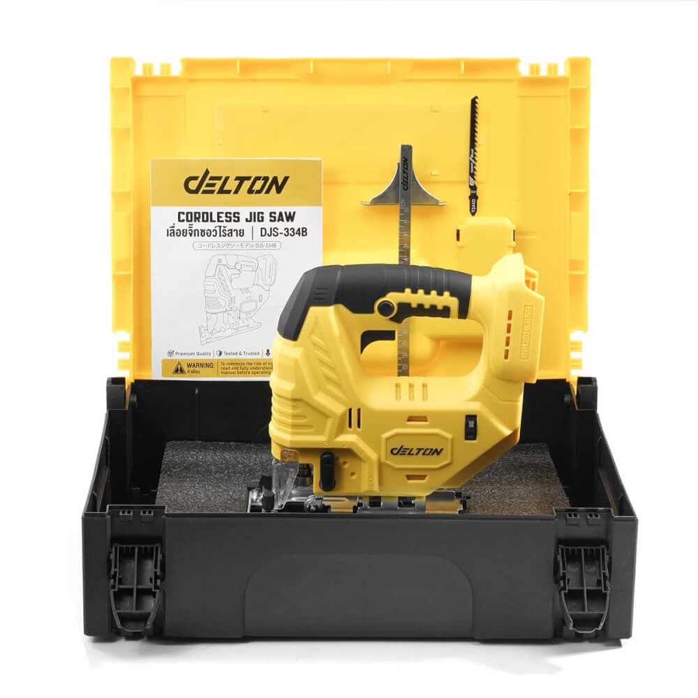 เลื่อยจิ๊กซอไร้สาย (พร้อมแบตเตอรี่) DELTON รุ่น DJS-334B TURBO FORCE 20V 12AH_7